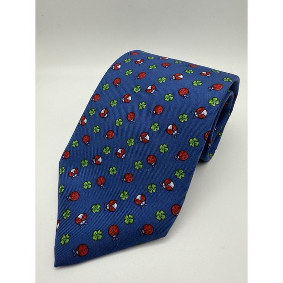 BROOKS BROTHERS PROUDLY MADE IN NEW YORK - Silk Tie Skunks‎ Lucky - Picture 2 of 3